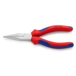 vendita online Pinza per meccanica a becchi mezzotondi e tronchese Pinze a becco Knipex